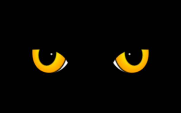 SVG and JavaScript Implementation of the Devil Blink Animation